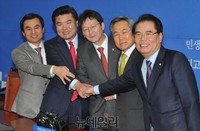 [포토] 기념촬영 하는 여야 지도부