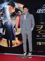 [포토] 킹스맨 시사회 참석한 모델 한승수