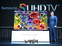 [포토] 삼성전자, SUHD TV 선보이는 김현석 사장