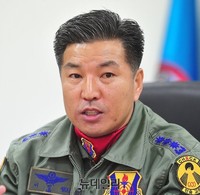 [포토] '소어링 이글 훈련' 이범철 대령 '敵 도발시 철저하게 응징'