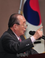 [포토] 격려사 하는 이상훈 前국방부장관