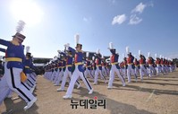 [포토] 분열하는 육사 71기 생도들