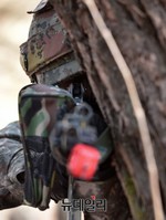 [포토] 전술훈련, 매복중인 병사