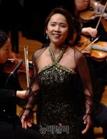 [포토] 광복70주년기념콘서트, 열창하는 소프라노 김순영