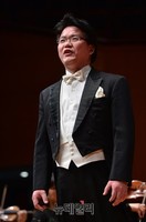 [포토] 광복70주년기념콘서트 참석한 테너 하만택