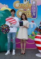 [포토] 캔디크러쉬소다, 가상커플이 된 송재림-김소은