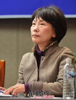 [포토] 애국시민후보 기자회견에 참석한 주옥순 대표