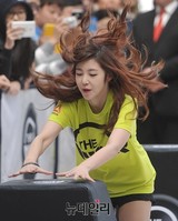 [포토] 전효성, 장애물 넘기 '팬들 위해 최선을 다해'