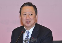 [포토] 모두발언하는 박용만 대한상공회의소 회장