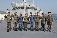 [포토] 美 최신함정 'LCS' 찾은 최윤희 합참의장