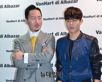 [패션위크] 포토월에 함께 선 '제아 동준-정두영 디자이너'