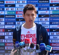 [포토] 축구 국가대표팀 소집, 인터뷰하는 구자철