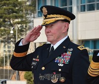 [포토] 합동참모본부 방문한 '마틴 뎀프시' 美 합참의장
