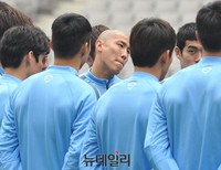 [포토] 국가대표 연습 참여한 차두리 선수