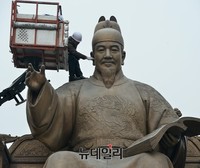 [포토] 점검받는 세종대왕