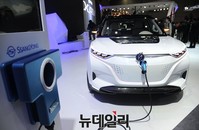 [포토] 쌍용자동차, 전기 콘셉트카 '티볼리 EVR' 최초 공개