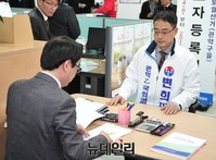 [포토] 후보 등록하는 무소속 변희재 후보