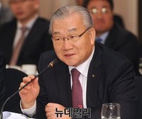 [포토] 발언하는 김인호 한국무역협회 회장