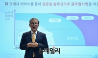 [포토] 삼성SDS 비전 제시하는 전동수 사장