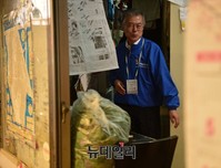 [포토] 신원시장 방문한 문재인 대표