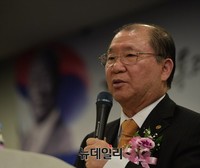 [포토] 건국대통령 이승만의분노 출판기념회, 서평하는 정인찬 학장