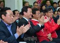 [포토] 성남 중원, 축제분위기의 신상진후보 선거사무소