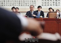 [포토] 법사위 출석한 황우여 교육부장관