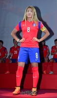 [포토] 여자축구대표팀 주장 조소현 선수