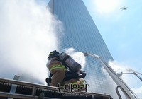 [포토] 충무훈련, 초고층빌딩 화재 훈련