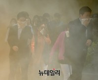 [포토] 충무훈련, 초고층빌딩 화재훈련 실시