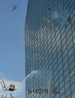 [포토] 민관합동 초고층빌딩 화재대비 훈련