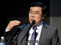 [포토] 통일경제 국제심포지엄, 발표하는 이일형 원장