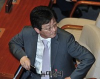 [포토] 새정치민주연합 기다리는 새누리당 유승민 원내대표
