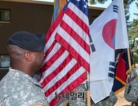 [영상] 한미연합사단 편성식서 韓-美군이 함께 부른 육군가