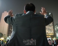 [포토] 기도하는 동성애 반대 집회 참가자