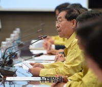 [포토] 메르스 관련 서울시안전관리위, 발언하는 박원순 시장