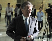 [포토] 굳은 표정의 문재인 새정치민주연합 대표