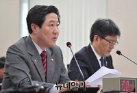 [포토] 법사위 출석한 유기준 해수부 장관