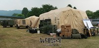 [포토] 한미연합 군종야외훈련, 설치된 美 Dresh Tent
