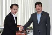 [포토] 황교안 총리후보자 관련 회동 갖는 여야 원내수석