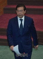 [포토] 서울특별시의회 참석한 박원순 서울시장