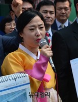 [포토] 북한인권법 제정 촉구하는 이한별 소장