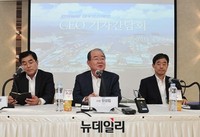 [포토] CEO 간담회 갖는 정성립 대우조선해양 사장