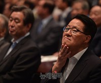 [포토] 통일과나눔 출범식 참석한 김무성-박지원