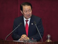 [포토] 인사말 하는 박주선 신임 교문위원장