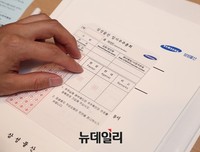[포토] 삼성물산-제일모직 합병, 표결용지