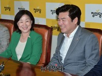 [포토] 심상정대표 찾은 원유철 원내대표