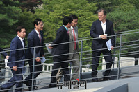 [포토] 임진각 현장최고위 참석하는 새정치민주연합 지도부