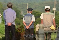 [포토] 대피소에서 나온 연천주민들