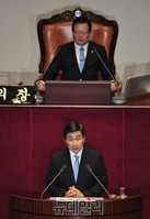 [포토] 교섭단체 대표연설 나선 이종걸 원내대표